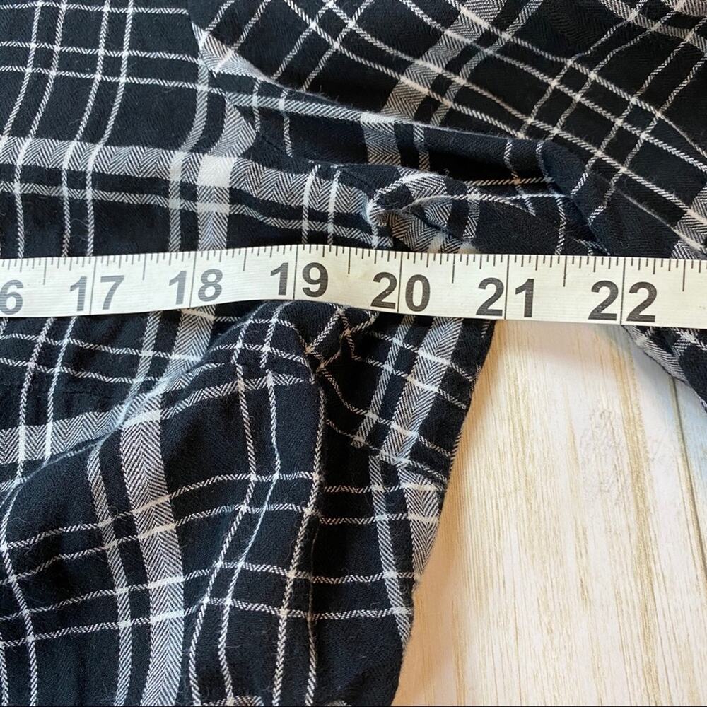 St. John’s Bay Petite Plaid Button Down Blouse - Picture 16 of 16